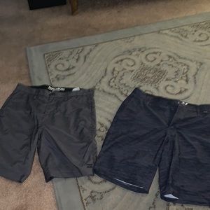Hurley and Billabong shorts Lot size 32